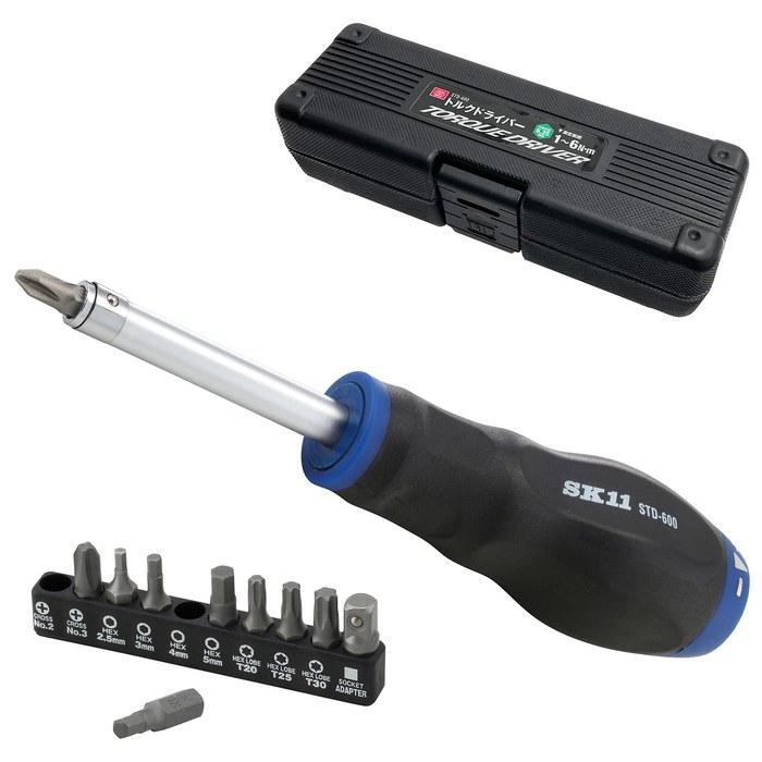 SK11 Torque Driver 1-6 N M STD-600 Silver/Black