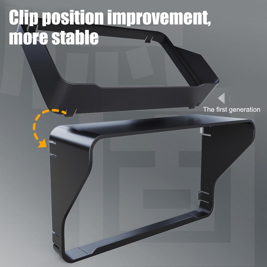 For ZONTES 368G 2025 Motorcycle Instrument Hood Navigation Screen Sun Shade Navigation Screen Visor Anti-Glare For Driver