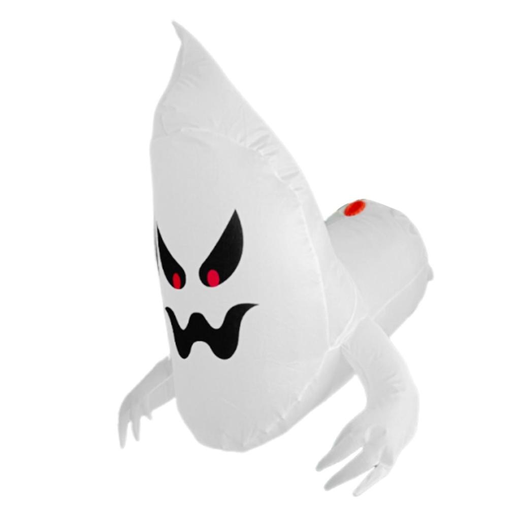 Halloween Inflatable Outdoor Decorations Spooky Scary Novelty Seasonal Decor with Light for Garden Balcony Lawn Outdoor Holiday