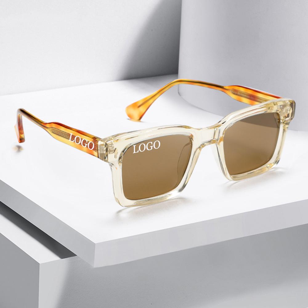 22018 Retro Rivets Square Women Luxury Sunglasses Fashion Brand Designer Leopard Shades UV400 Men Sun Glasses