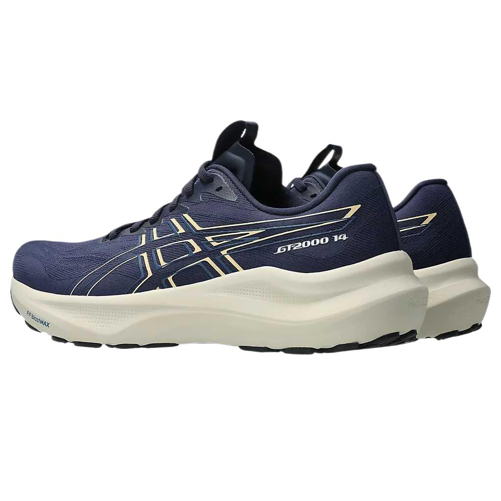 Asics GT-2000 14 Comode Punta Tonda Ammortizzazione Traspiranti Reattività Scarpe da Corsa Uomo sneakers 1011C056-403