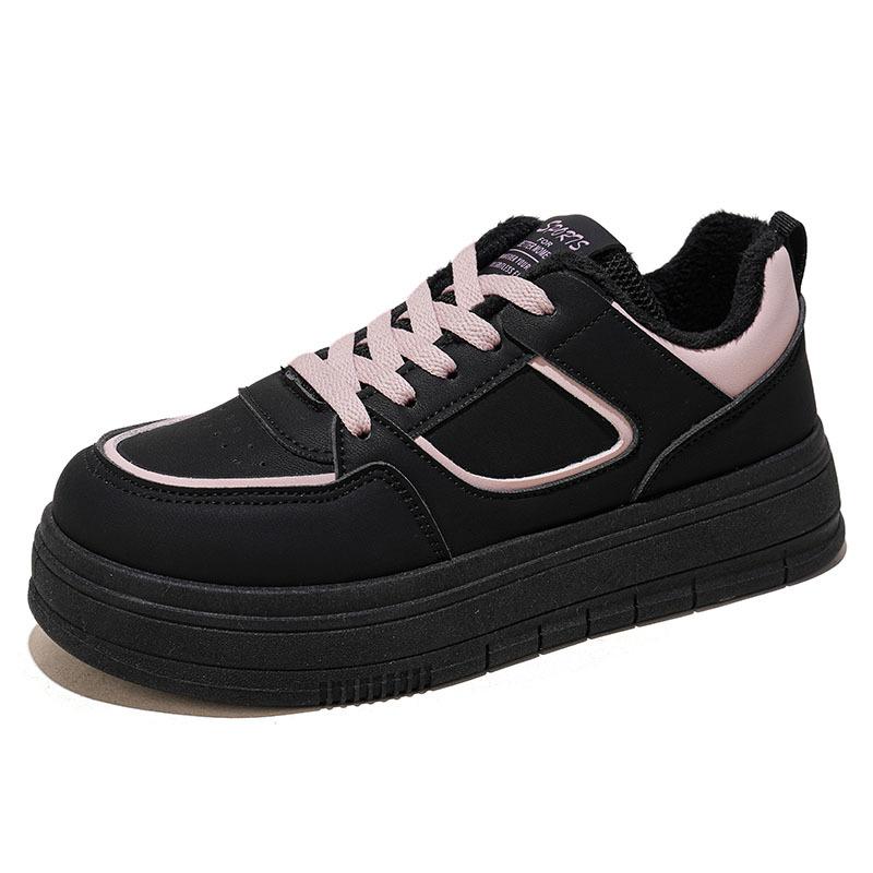 Spring New Ins Tide Student Board Shoes Heightening Muffin Casual Shoes HT