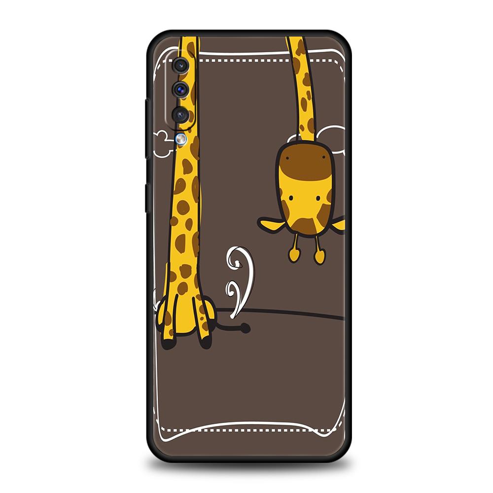 giraffe illustration Phone Case For Samsung A56 A36 A26 A24 A16 A14 A12 A32 A50 A70 A20E A22 A40 A34 A54 A42 A52 5G A06 Cover