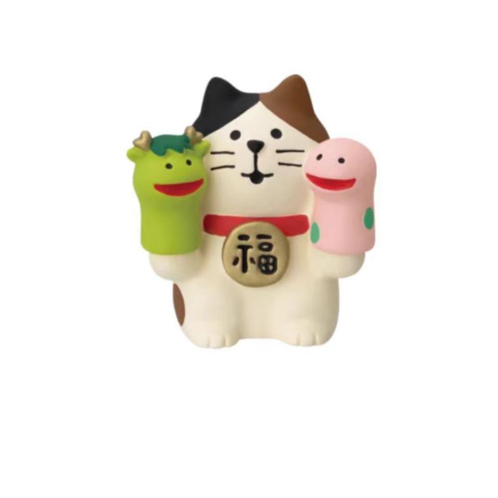 Japanese Style ZAKKA Cat Figurines DIY Craft Mini Animal Figurines  Miniature Scene Props