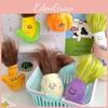 Adorable Fluffy Corn Plush Keychain Soft Cute Plant Stuffed Toy Bag Charm