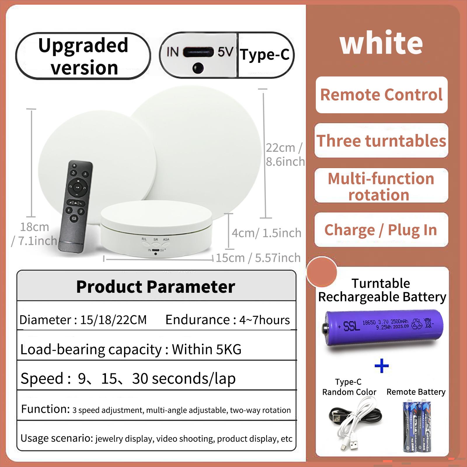360 Degree Rotating Display Stand 10KG