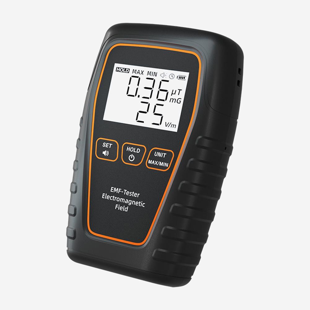 Testador EMF portátil Detector de radiação eletromagnética portátil Intensidade de radiação eletromagnética