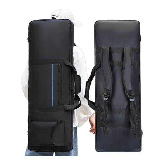 CHASO Keyboard Bag Case Electronic Piano Storage 2WAY Handheld Backpack Type for 61 Keys