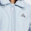Adidas FW24 Zkrácená péřová řada Voděodolná Hřejivá Sportovní Ležérní Bavlněná Bunda Dámská Bunda Modrá JG5933