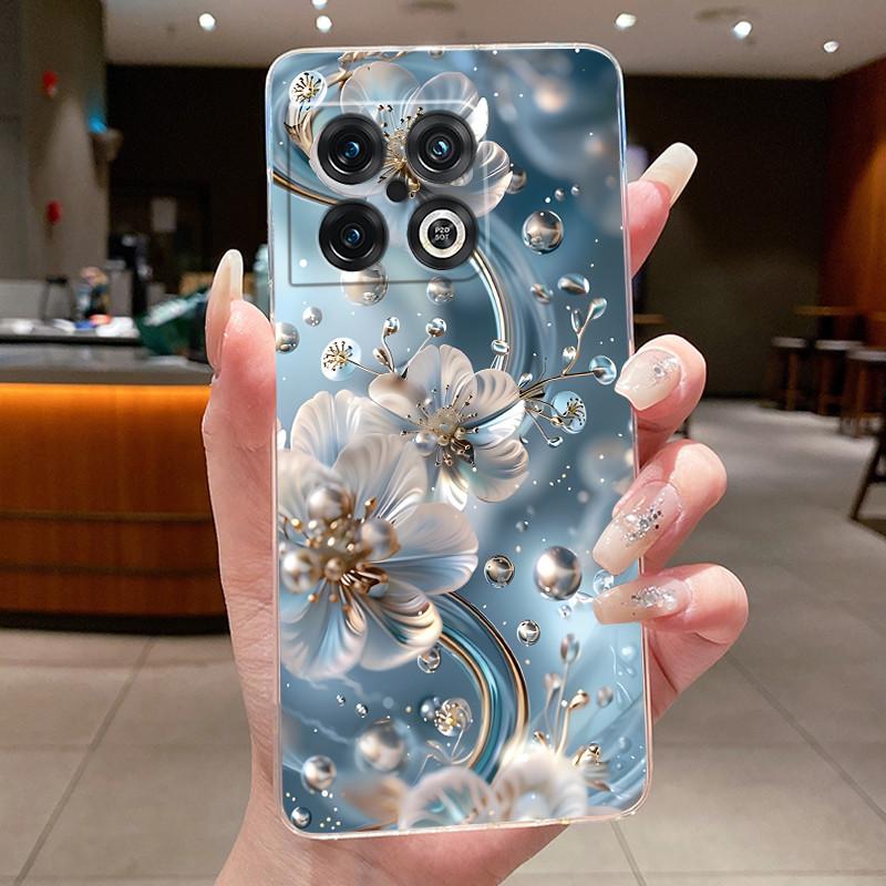 Case For OnePlus 10 Pro 10T 10R ACE Pro Capa Flower Butterfly Phone Coque One Plus 10PRO ACEPro Soft Silicone TPU Cover Fundas