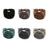 Wide Boho Print Headband Elastic Turban Headwear Casual Bohemian Hair Bands  for Yoga Biker