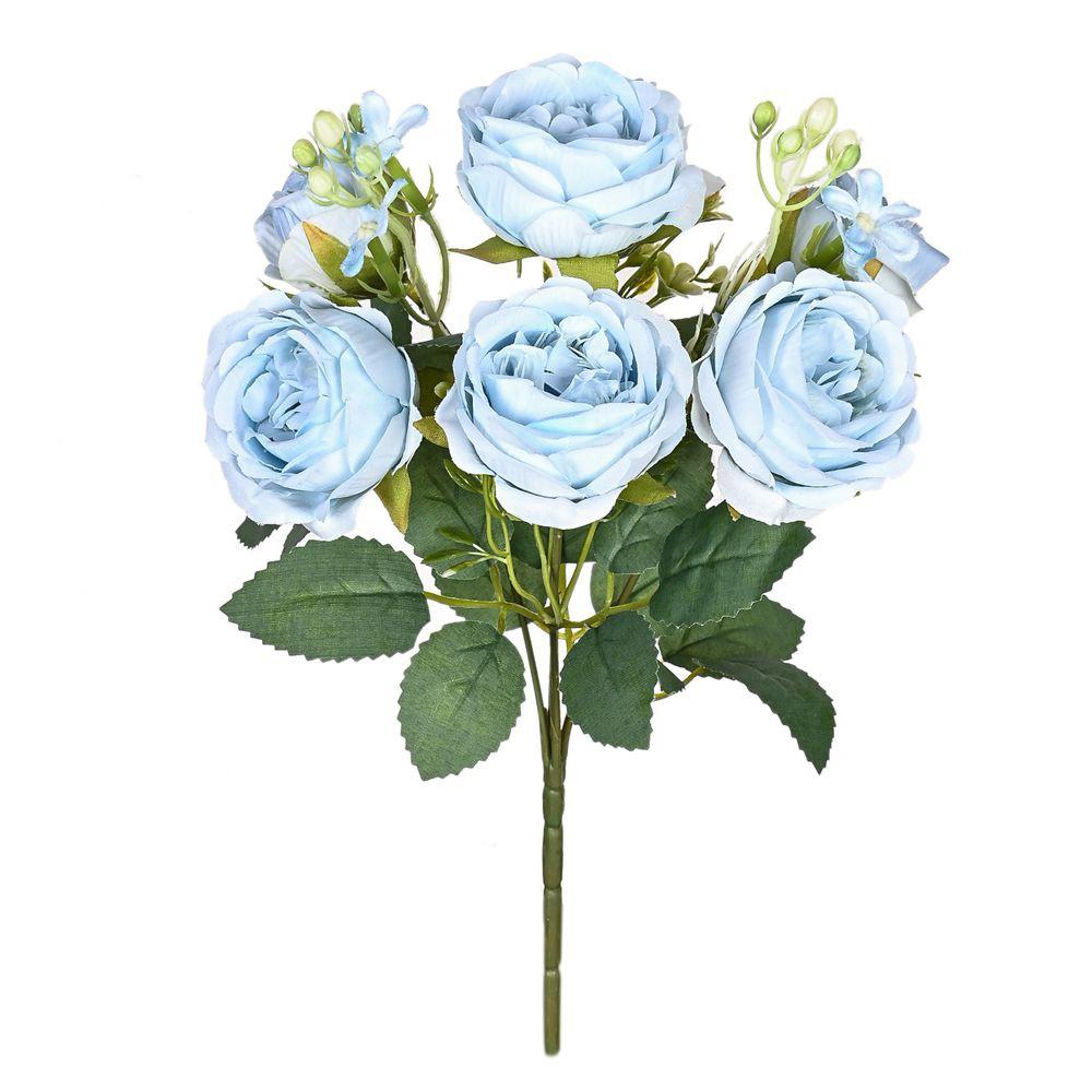 Artificial Flowers Silk Roses Peony Outdoor UV Protection Wedding Bridal Bouquets Home Garden Arch Festival Decoration Diy Gifts