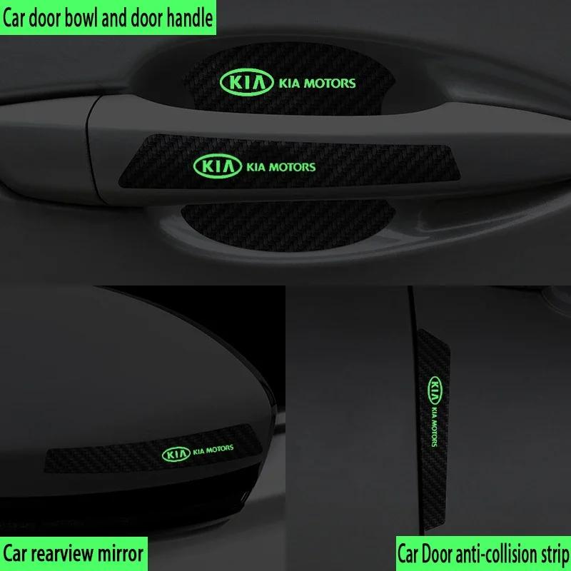Car Door Handle Protective Sticker Rearview Mirror Strip for KIA CEED OPTIMA Cerato SOUL RIO Sportage PICANTO Sorento Forte K2 YO7