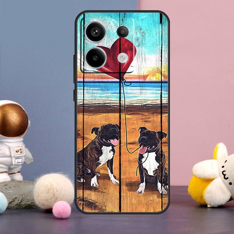 Staffordshire Bull Terrier Dog Case For Xiaomi Redmi Note 13 Pro 12 11 9 10 9S 10S 11S 12S Redmi 12 13 10C 12C 13C Cover