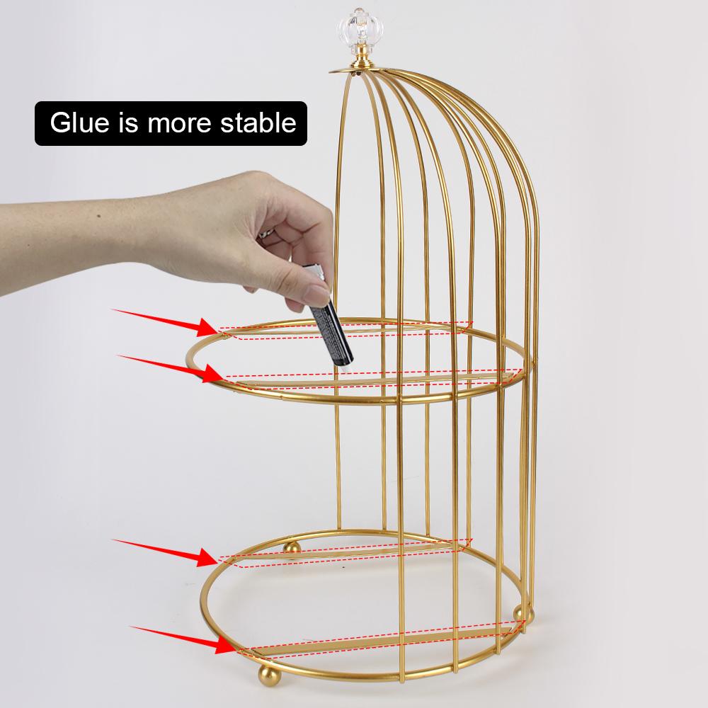 Storage Rack Light Luxury Finishing Table Rack Nordic Style Skin Care Product Bird Cage Rack