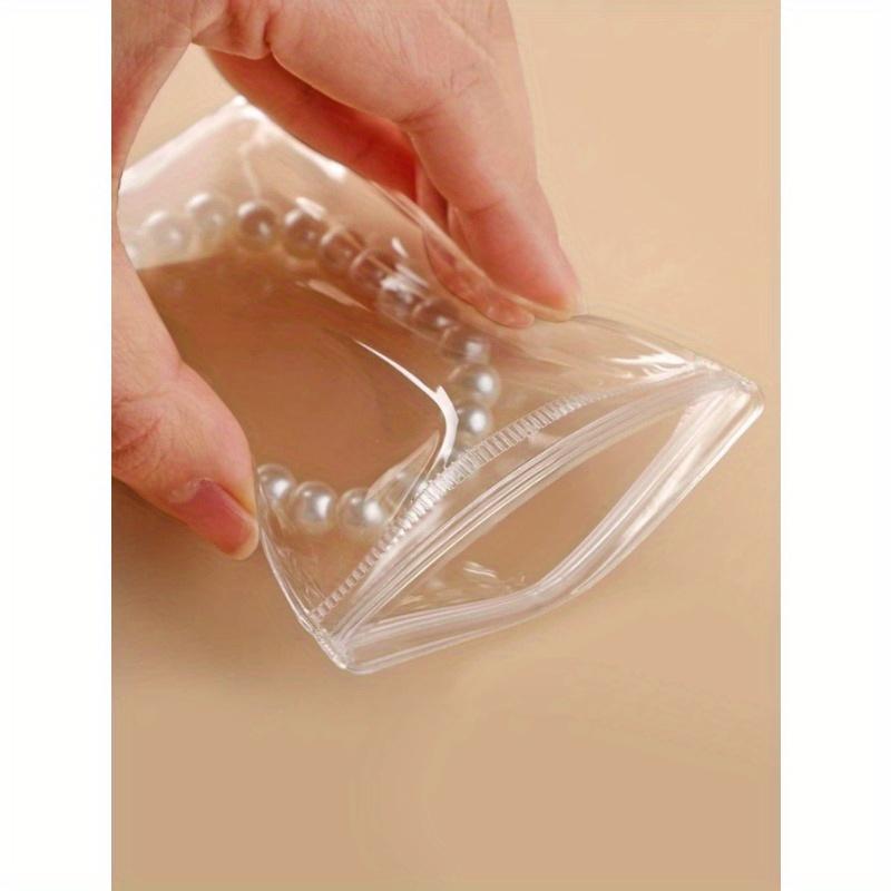 20pcs Jewelry Storage Bag, Thickened PVC Transparent Sealing Bags For Jewelry,Portable Packaging Bags For Silver And Gold Jewelry Separation
