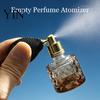 Feiner Nebel Parfümflasche 10ML Vintage Airbag Flasche, Tragbarer Nachfüllbarer Duft Glas Leerer Zerstäuber Sprühflasche für Reisen Airbag Behälter