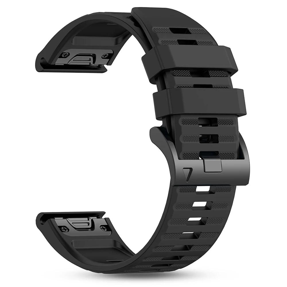 For Garmin Fenix E 8 7X 7 Pro 6 6X Pro Official Watch Strap Bracelet QuickFit 26mm 22mm Silicone Band for Forerunner 970 965 955