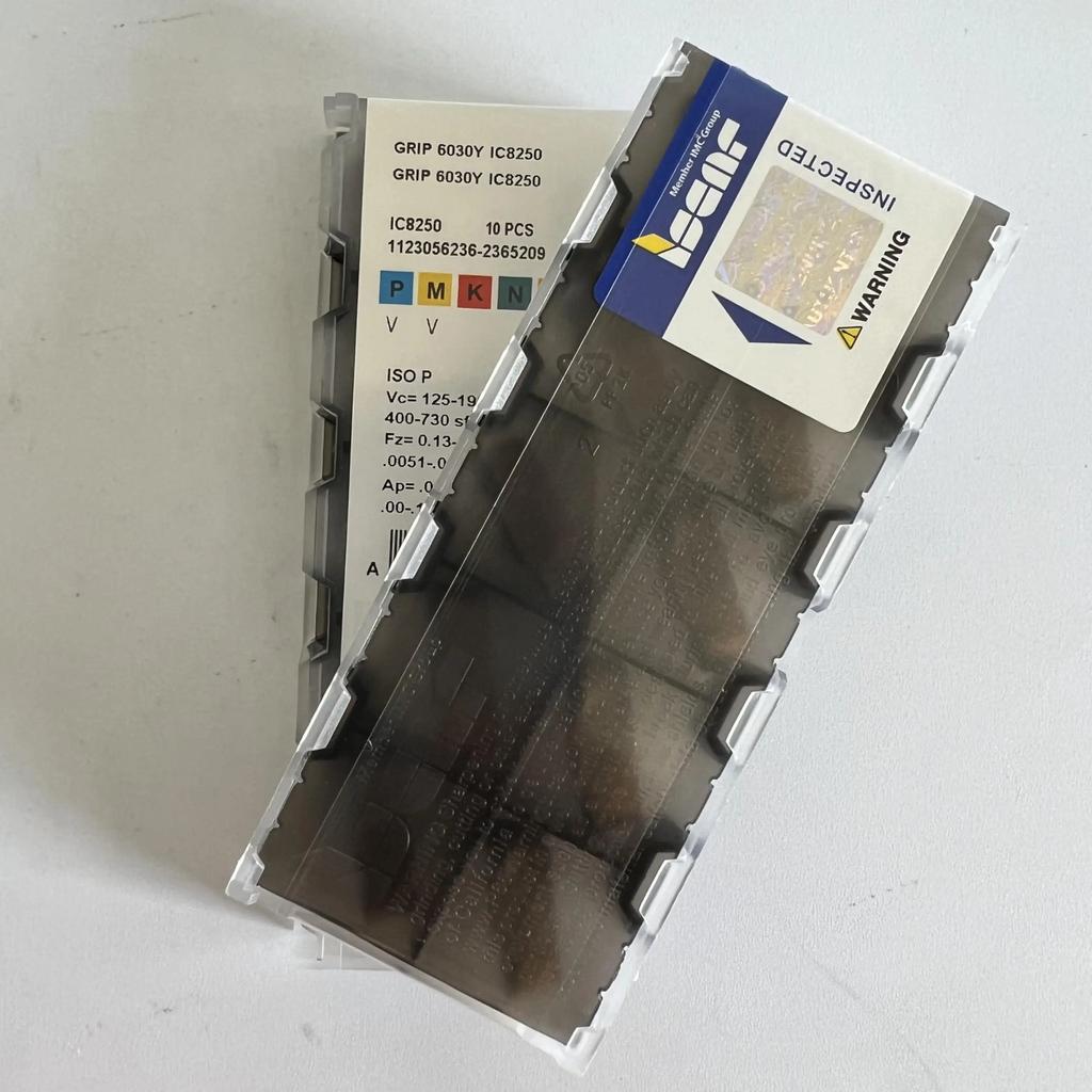 ISCAR / GRIP6030Y IC8250 Industrial indexable carbide inserts 10 Pcs