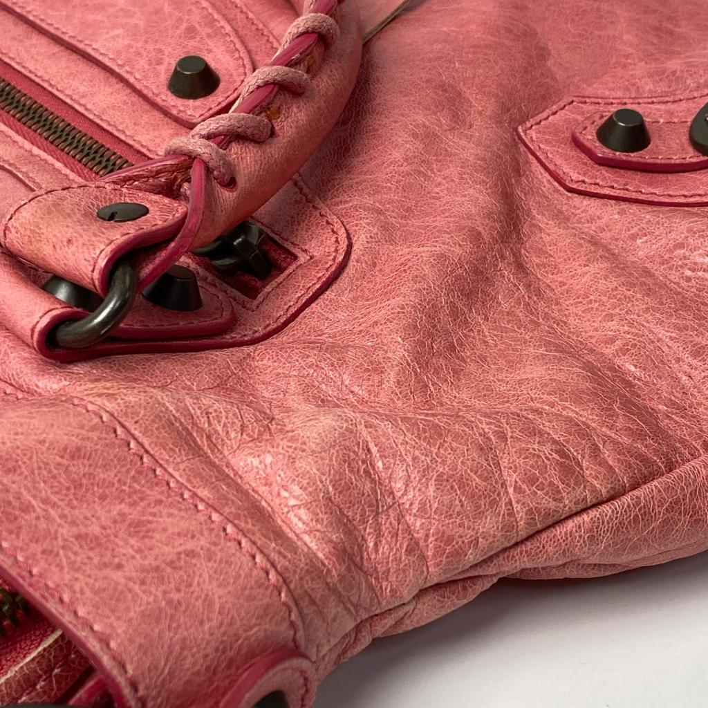 Used BALENCIAGAShoulder Bag pink leather Women