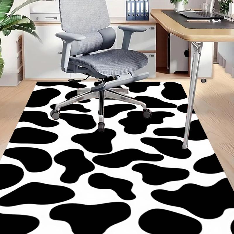 1PC cow print Extra Large Non Slip Floor carpet, Office, family, bedroom, Studio Large Area Rug Indoor Rugs, Vibrant Colors