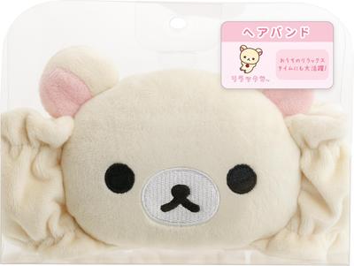 Diadema Rilakkuma de San-X, Korilakkuma, CM55804, Circunferencia de la Cabeza: Aprox.. 560 mm