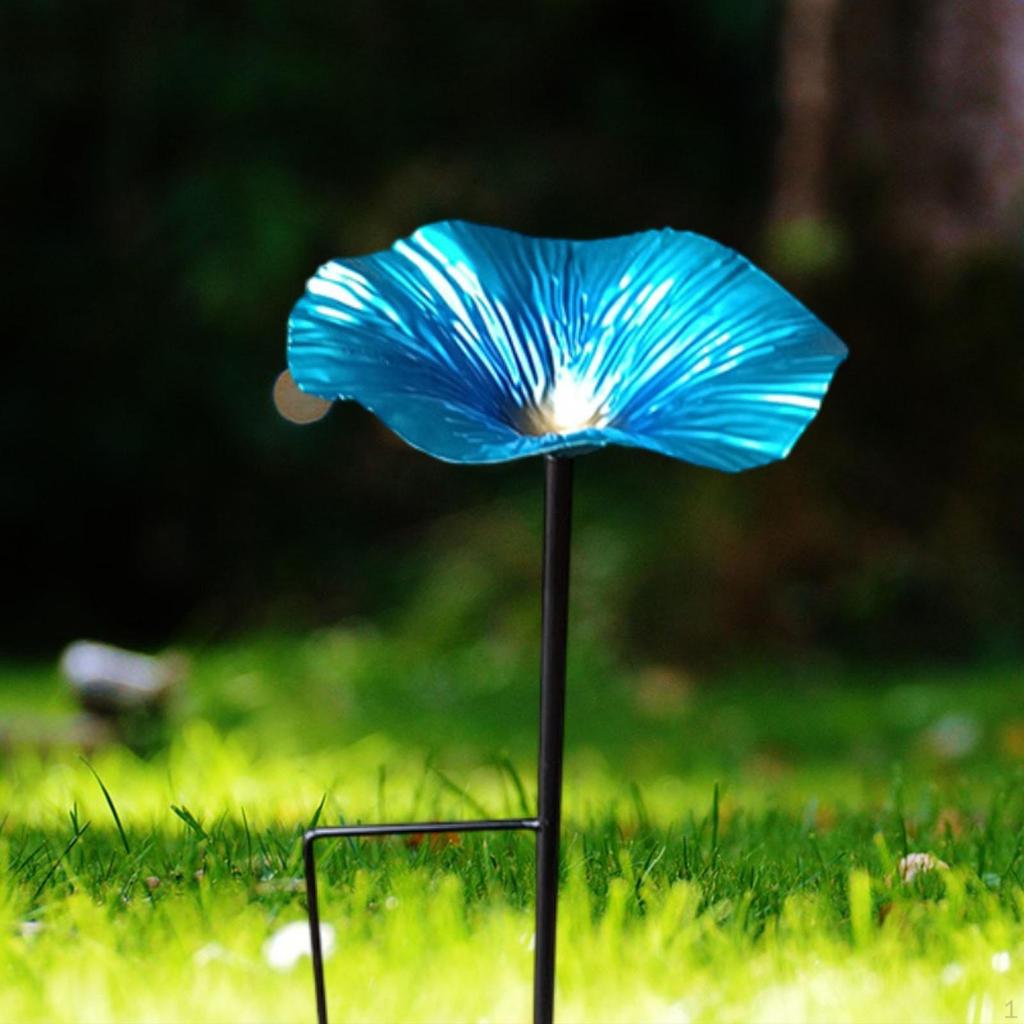 Vogelbad Feeder Abnehmbare Stake Boden Feeder Schüssel mit für Hof Geschenke