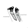 2 Pieces Electric TwoWheeler Rear Pedals AntiSlip Passenger Footrest Footrests for Passengers, Kids