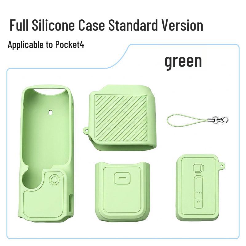 DJI Pocket 4/3 Silicone Protective Case with Screen & Drop-proof Desktop Base