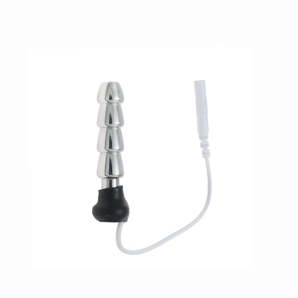 Chaqiu Transparent Metal Urethral Plug - Short Electric Shock Tool for Enhanced Pleasure