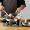 KOCH SYSTEME CS 8/10 Zoll Bratpfanne Edelstahl Steakpfanne mit 3-lagigem Boden Raucharm Kochtopf für Universalkochfelder
