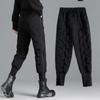 Women Winter Sports Pant Solid Color Elastic Waistband Leisure Versatile Pants Warm Comfortable Trousers