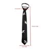Luxurious Rhinestones Studded Tie Wrinkle Resistant Polyester Fabric Day To Night Transition Essential