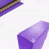 Purple Thick Multi-functional Folding Box Handicraft Makeup and Skincare Fragile Packaging Boxes Anti Drop Wrapping Case for Express Transportation