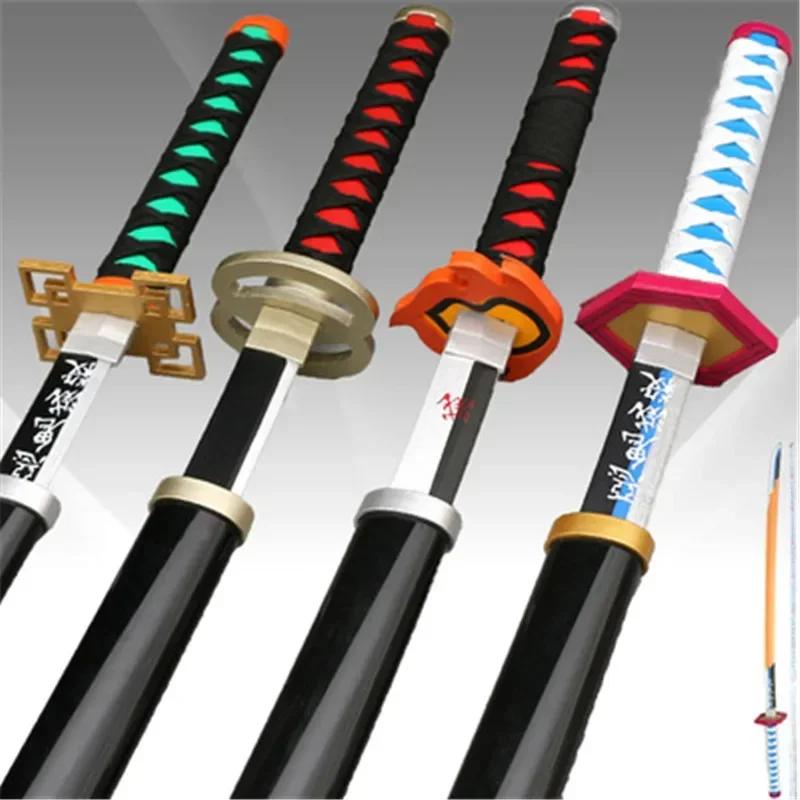 Cosplay Satoman Tanjiro Sword 41inch Anime Wood 104cm Katana Toy Model