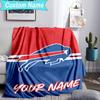 Custom Name Blanket Buffalo basketball Logo Blanket Bedding Blanket for Travel, Camping, Living Rooms, Offices, Sofas, Fan Christmas gift