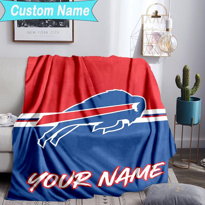 Custom Name Blanket Buffalo basketball Logo Blanket Bedding Blanket for Travel, Camping, Living Rooms, Offices, Sofas, Fan Christmas gift