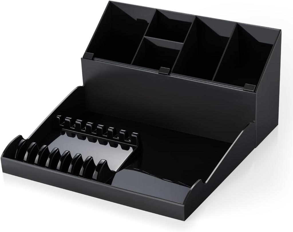 NEW Barber Clipper Tray High-capacity Clippers Organizer Razor Case Storage Box Hair Trimmer Holder Detachable Barbershop Tools
