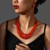 Pearl European Fashion Jewelry Set With Pendant For Women And Men