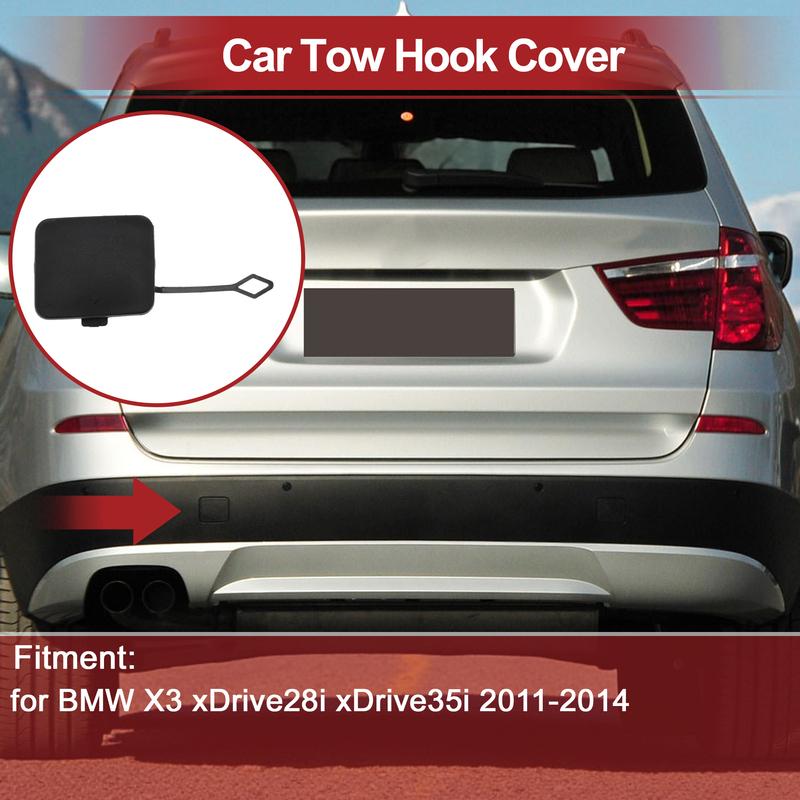 X Autohaux Car Tow Hook Cover Cap for BMW X3 xDrive28i No.51127272415 No primer base color