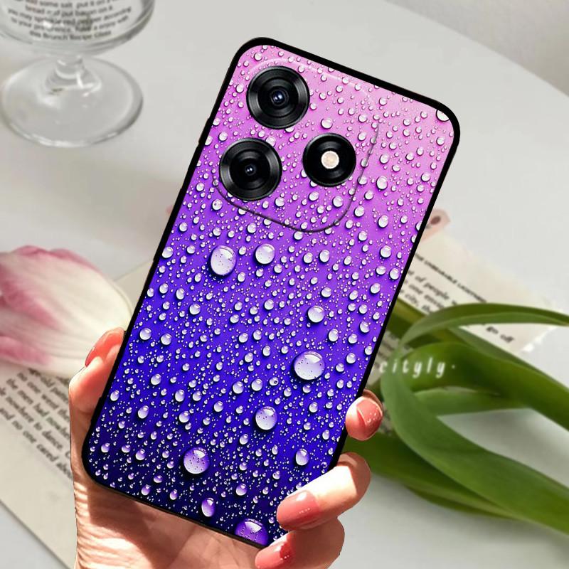 For Tecno Spark 10 Case 6.6" Shockproof Soft Silicone TPU Back Cover for Tecno Spark 10 4G Phone Cases Spark10 Cute Fundas Capa