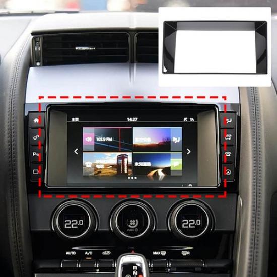 Glansig Pianosvart Navigationsskärm Trimskydd För Jaguar F-TYPE X152 2013-2018