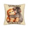 Punch Monkey Pillow Cover Soft Cushion Cover Morden Pillow Case For Wedding Party Home Decor