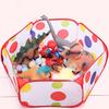 Kids Play Tent Multifunctional Foldable Big Space with Bag Entertainment Toy Storage Polyester Cloth Children Tent Indoor Outdoor Pretend Game
