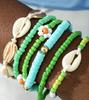 Bohemian Style Rice Bead Shell Multi-layer Bracelet Ethnic Style Rope Braided Bracelet