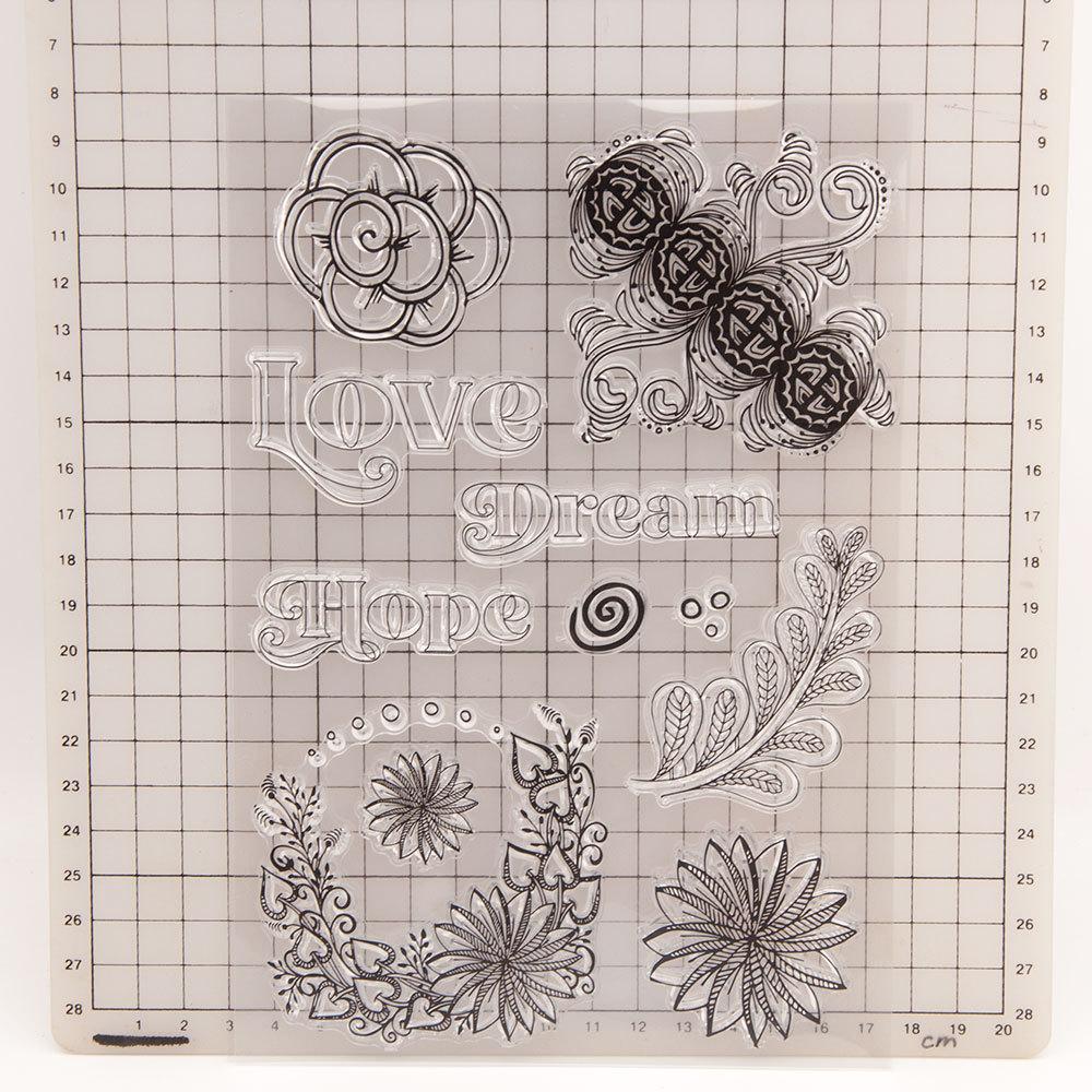 Frohe Weihnachten transparente Silikon-Stempel für Siegel, DIY, Scrapbooking, Fotoalbum, Dekor, Blume, alles Gute zum Geburtstag