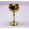 Brass Chalice Goblet Shot Glasses Wine Coupes Glasses - 4.5" Inches Height, 60 ML