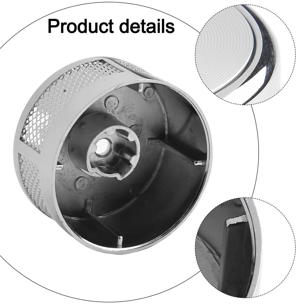 Gear Shift Upgrade Chrome Gear Shift Knob Easy To Use Enhanced Functionality Practical And Reliable Vehicle Interior