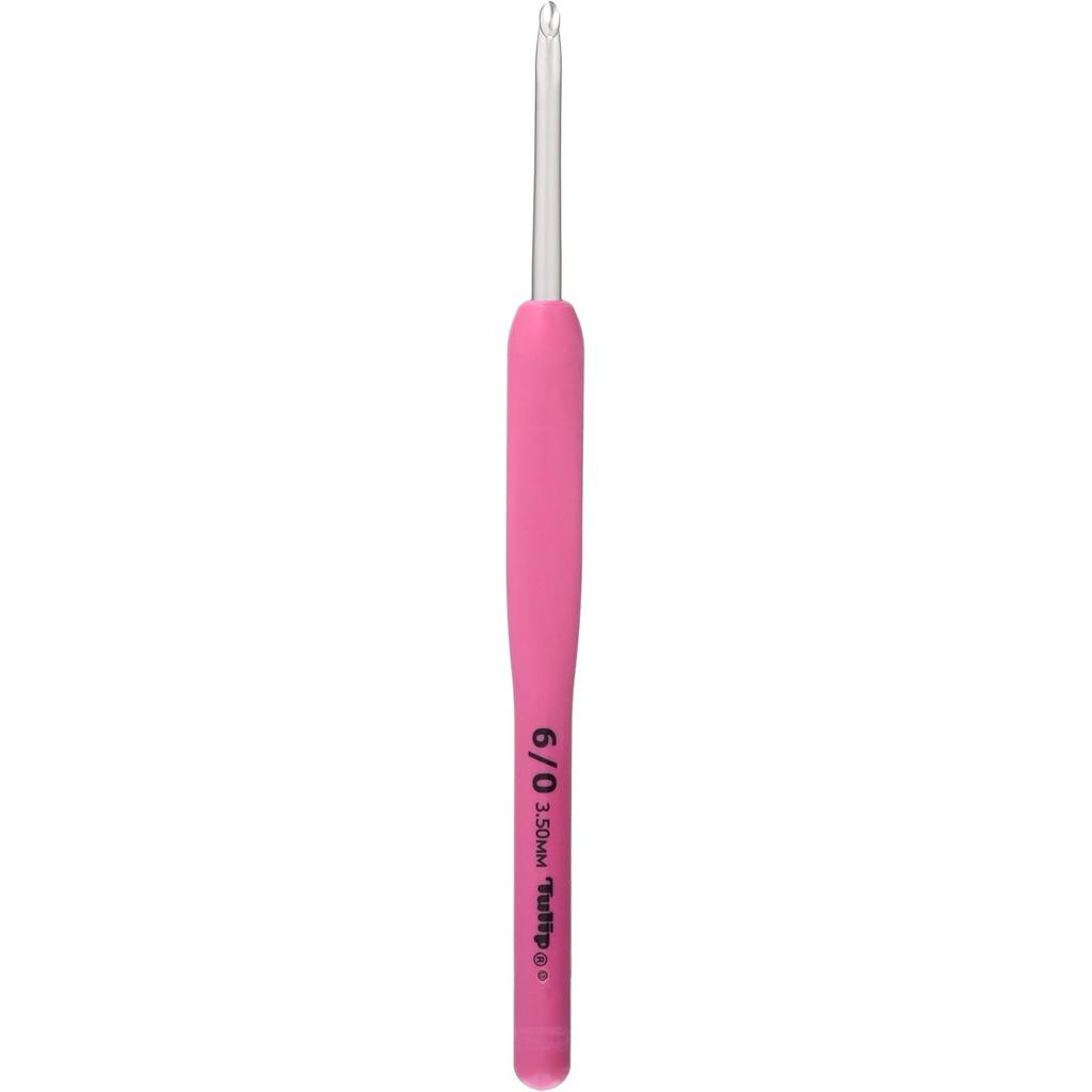 Tulip ETIMO ROSE Crochet Hook with Cushion Size Grip, 6/0, TER-07