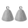 1/2pcs Anti Heat Sauna Hat Thicken Wool Felt Shower Cap Hair Turban Quickly Towel Drying Hats Sauna Bathroom Accessories